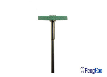 22x2.5mmの歯科ジルコニアの研摩用具、緑の歯科陶磁器のダイヤモンドの粉砕の石