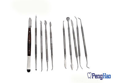 10pcs/Setステンレス鋼の用具の器械のキットを切り分ける歯科実験室のワックス