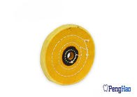 黄色い布のタイプ磨く車輪の耐久力のある歯科磨く使用法