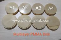 PMMA一時的な歯科王冠及び橋作成のためのアクリル ディスクCADカム システム使用