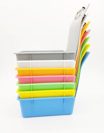 正方形の形の歯科実験室用具、クリップ ホールダーが付いているプラスチック歯科仕事鍋
