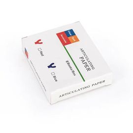 まっすぐに/U形の歯科連結ペーパー固体材料の青/赤い色